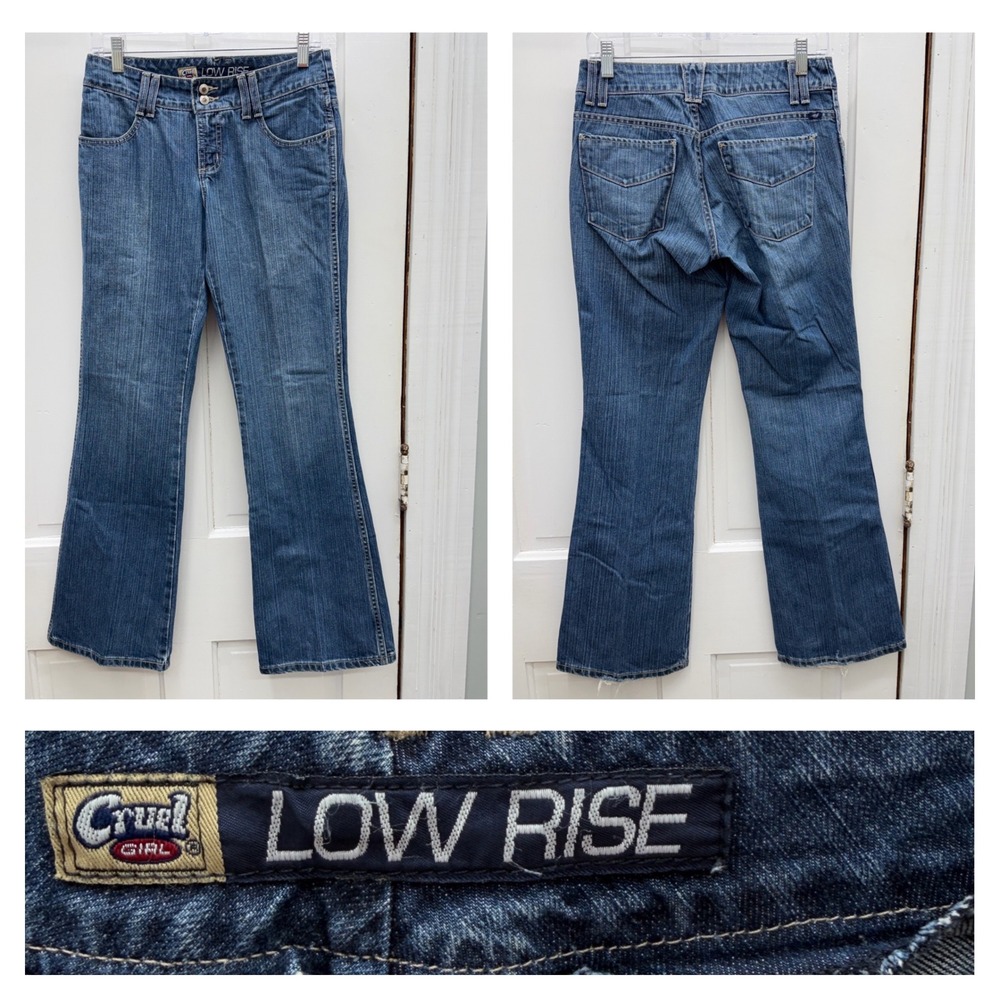 Cruel Girl low rise western wear boot cut denim jeans women's 3 regular